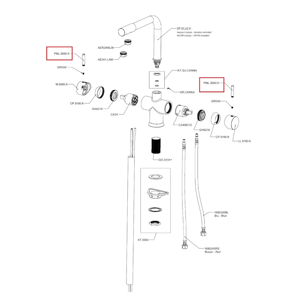 Hebel - Bedien-Griff FULL BLACK für 5-Wege-Wasserhahn NOBIUS3.webp