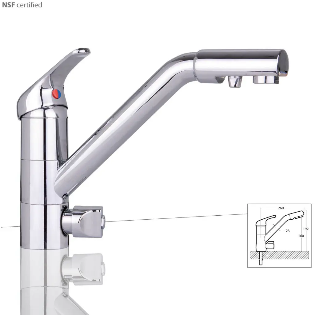 Strahlregler - Perlator Filterwasser Bereich für 3-Wege-Armatur JUPITER2.webp