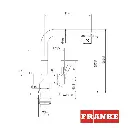 3-Wege-Armatur FRANKE L-Auslauf in Edelstahl Massiv2.webp