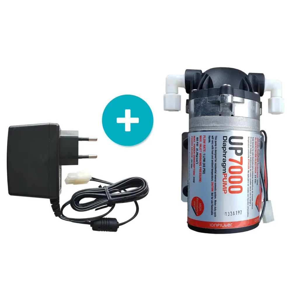 Umkehrosmoseanlagen Pumpe UP7000 High Flow Booster 75GPD 24 Volt