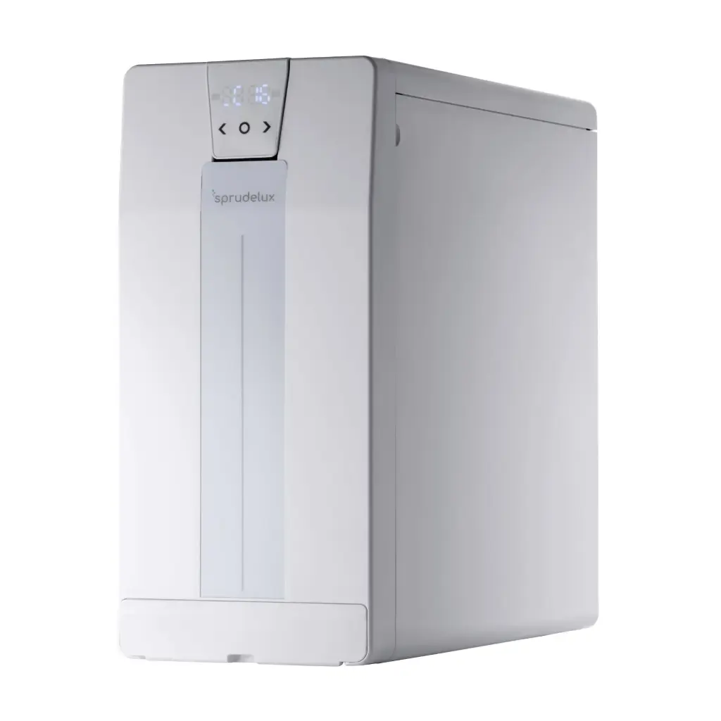 SPRUDELUX® POWER SODA - Premium Untertisch-Sprudelanlage | 20 L/Std. | höchster CO2 Gehalt | kompakt & leistungsstark | Made in Italy