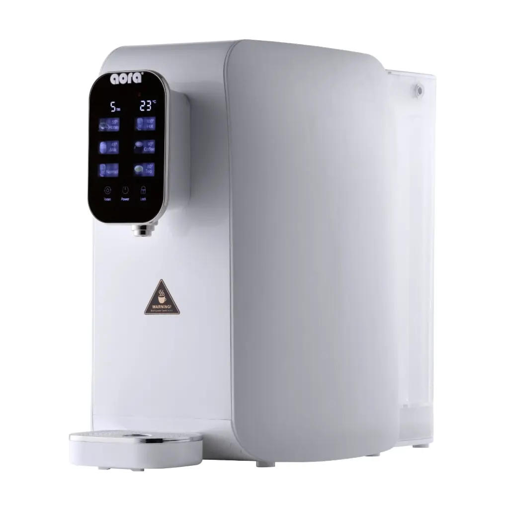 AORA W12 Auftisch Osmoseanlage mit 6 Temperaturstufen (~15-100°C) | kein Wasseranschluss nötig | 5 stufige Filterung | kalkfreies Trinkwasser | Mobile Umkehrosmoseanlage