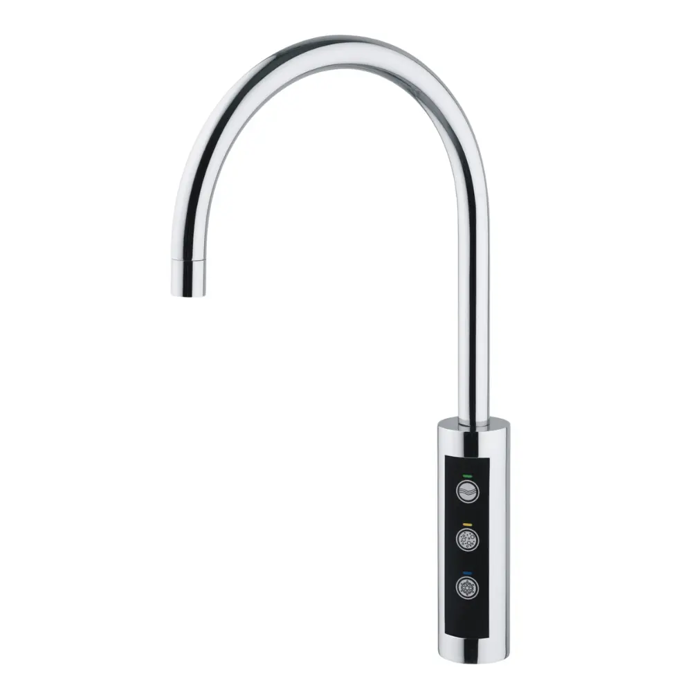 3-Wege-Armatur LARA in Chrom – Wasserhahn geeignet für Sprudelwasseranlagen