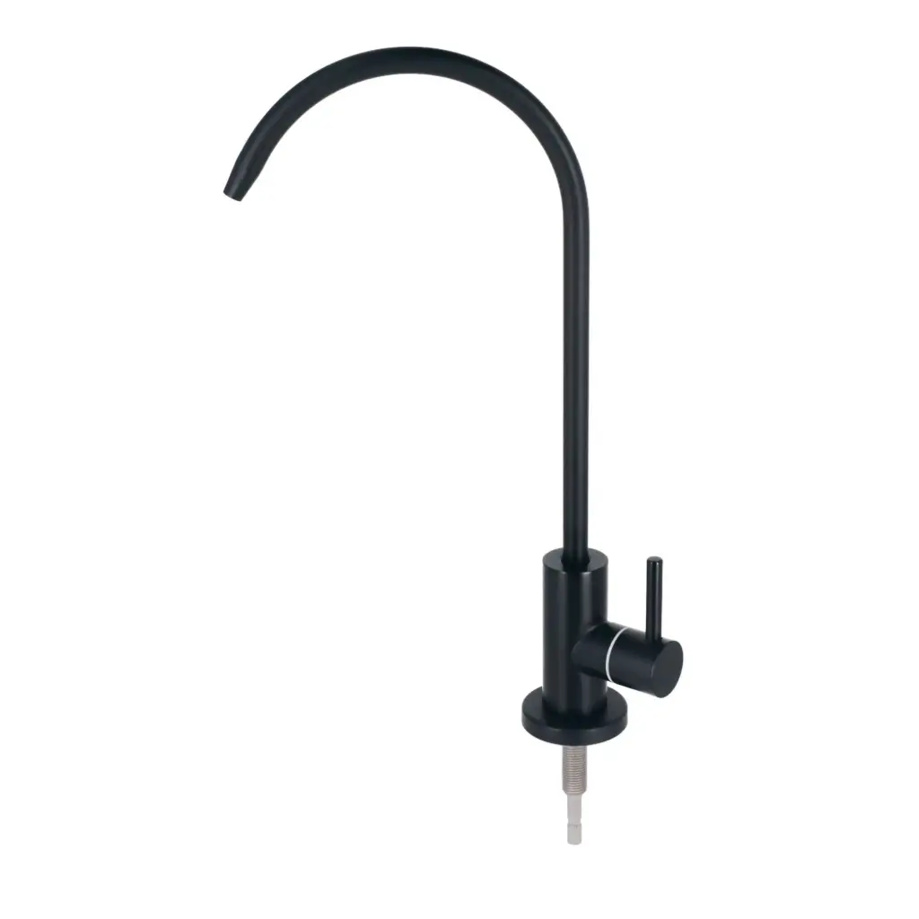 1-Weg-Armatur SOFIA in Edelstahl massiv - Osmose Wasserhahn | Farben: Edelstahl gebürstet, Schwarz