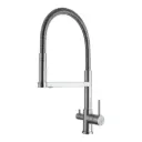 3-Wege-Armatur ELIT-ALTEA Spiralfeder in Edelstahl massiv - Brause Wasserhahn