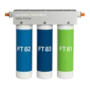 AORA FT-LINE 3 - Aktivkohle Wasserfilter System mit UF-Filtration - Untertisch-Filtersystem ohne Wasserhahn - wählbare Anschlussgrößen