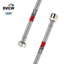 DVGW geprüfter Flexschlauch 3/8" ÜM x 3/8" AG - 500mm Wasseranschluss-Anschlussschlauch Verlängerung